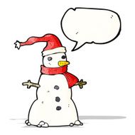 Cartoon Snowman N51