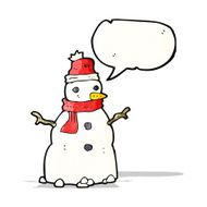 Cartoon Snowman N53