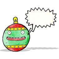 Cartoon Christmas Bauble N61