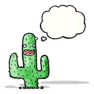 Cartoon Cactus N25