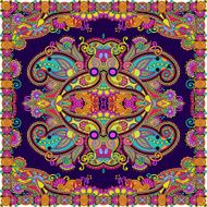 Traditional ornamental floral paisley bandanna N428