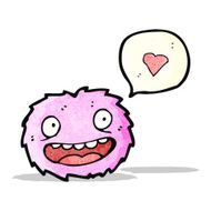 little pink furry monster cartoon N2