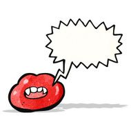 red lips with speech bubble N2