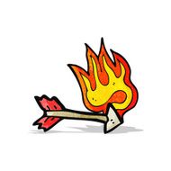 cartoon medieval arrow