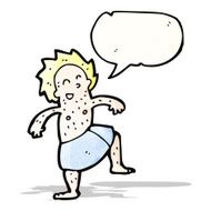 cartoon man in towel N11