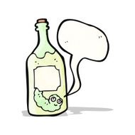 cartoon tequila bottle N4