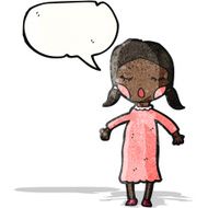 cartoon singing girl N2