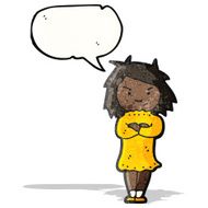 Annoyed Girl Cartoon N2