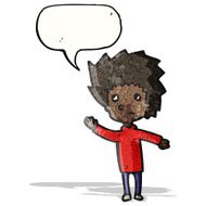 cartoon boy asking question N7