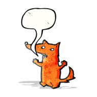 cartoon little fox talking