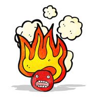 flaming emoticon face symbol N3