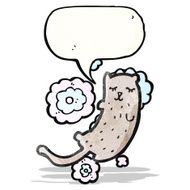 funny cartoon cat N93