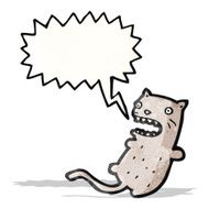 funny cartoon cat N94