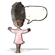 woman with big hair