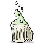 old garbage can cartoon N4