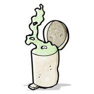 old garbage can cartoon N5