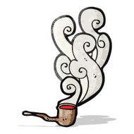 Cartoon Smoking Pipe N2