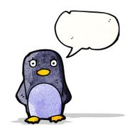 Cartoon penguin N36