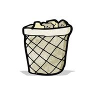 cartoon rubbish bin N2