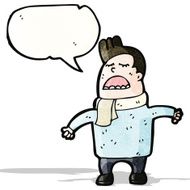 cartoon singing man N11