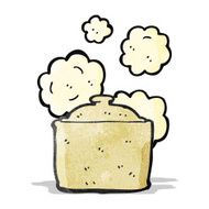 cartoon casserole pot