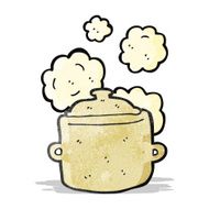cartoon casserole pot N2