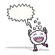 cartoon cloud monster N13