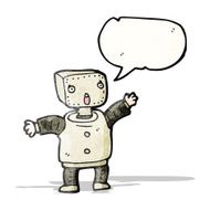 Funny Cartoon Robot N3