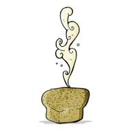 cartoon fresh baked bread N2