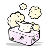 box of tissues cartoon