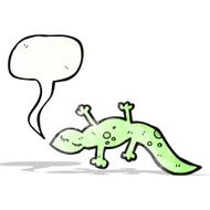 Cartoon cute lizard N6