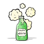 cough medicine cartoon