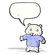 little polar bear cartoon