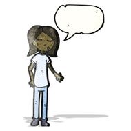 talking girl cartoon