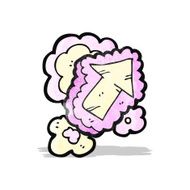 cartoon pointing arrow N7