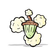 cartoon acorn N13