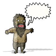 bearded man shouting