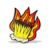 flaming crown cartoon