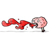 gross brain cartoon