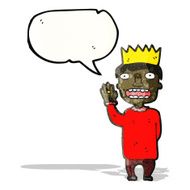 cartoon prince taking oath