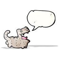 cat with speech bubble cartoon N2