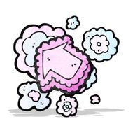 decorative arrow cartoon N4