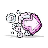 decorative arrow cartoon N6