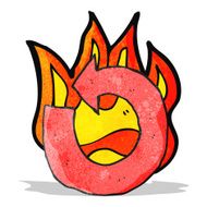 Flaming Arrow Cartoon N3