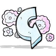 decorative arrow cartoon N9