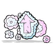 decorative arrow cartoon N10