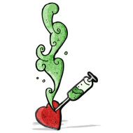 cartoon injected heart N2