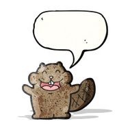 happy beaver cartoon