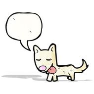 cartoon little dog N48