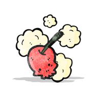 cherry skull symbol